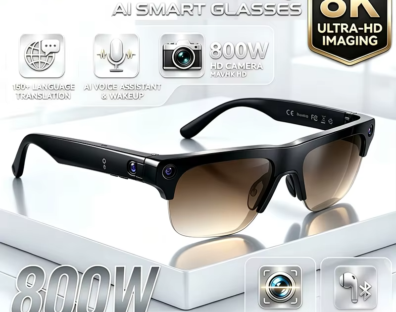 Smart AI Glasses 800W HD 8K Shooting Camera: Complete Review