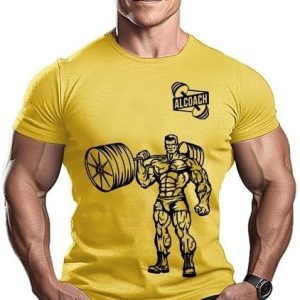 ALCOACH Mens Bodybuilding T-Shirt